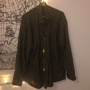 VINTAGE GREEN FLANNEL 🦖